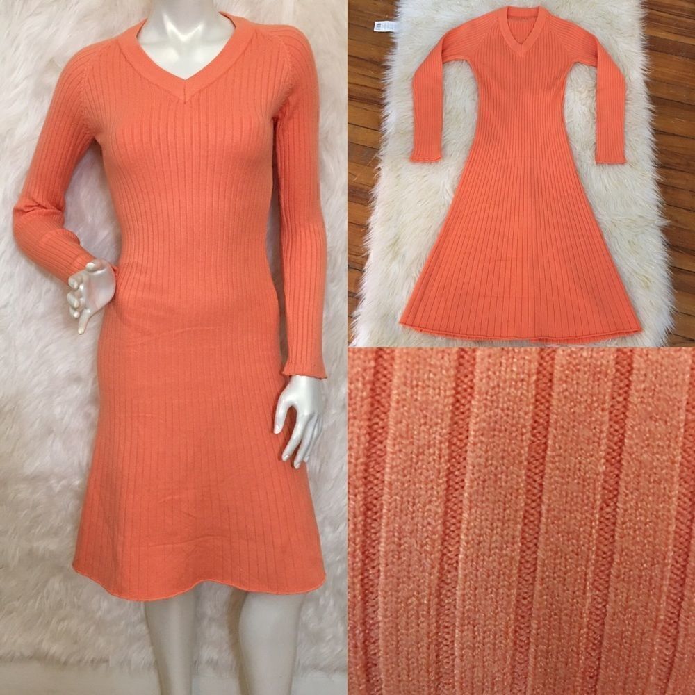 Gorgeous large ribbed sweater dress! Silky 🧶‎